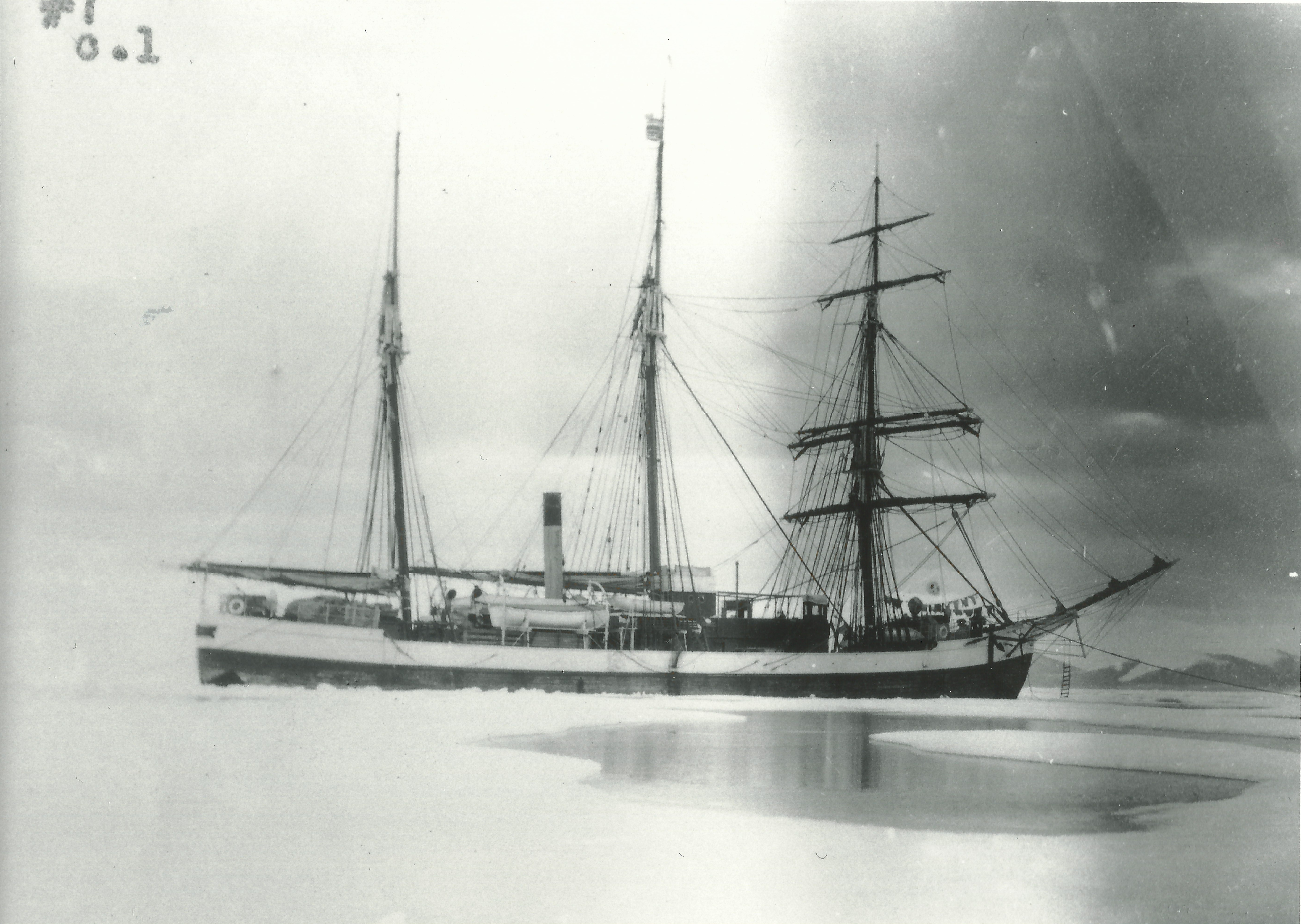 SS Arctic beneath photo
